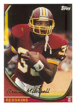 Brian Mitchell Washington Redskins 1994 Topps NFL #519